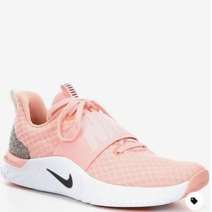 Nike Women's Pink and White Sneakers
